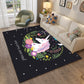 Multi Colored Relaxing Rug Cotton Blend Cartoon Pattern Indoor Rug Machine Washable Anti-Slip Rug for Decor Clearhalo 'Area Rug' 'Rug' 2215934