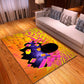 Contemporary Decoration Rug Multicolored 3D Colorblock Carpet Synthetics Easy Care Anti-Slip Stain-Resistant Rug Yellow-Pink Clearhalo 'Area Rug' 'Rug' 2215954