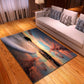 Multi Colored Beach Print Rug Polypropylene Trendy Area Carpet Non-Slip Backing Pet Friendly Rug for Parlor Clearhalo 'Area Rug' 'Rug' 2215957