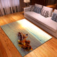 Multi Colored Beach Print Rug Polypropylene Trendy Area Carpet Non-Slip Backing Pet Friendly Rug for Parlor Clearhalo 'Area Rug' 'Rug' 2215961