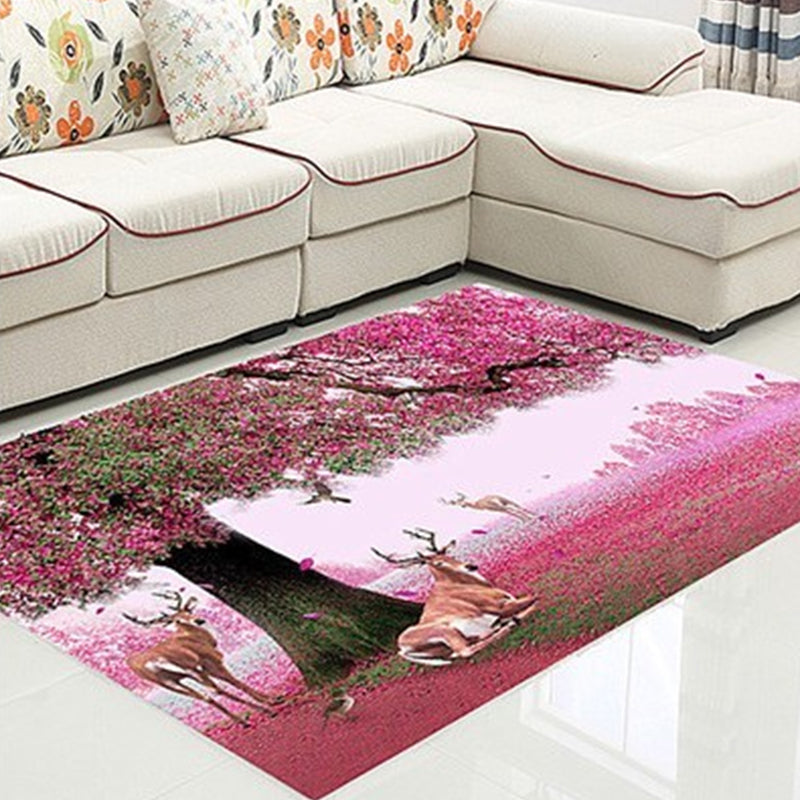 Funky Childrens Rug Multi-Colored 3D Patterned Polyster Area Rug Washable Pet Friendly Easy Care Carpet Clearhalo 'Area Rug' 'Rug' 2216023