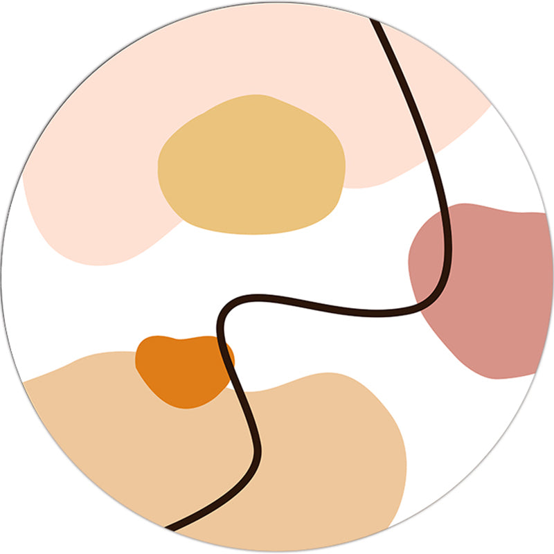 Multi Color Creative Rug Cotton Blend Colorblock Area Carpet Non-Slip Washable Rug for Parlor Clearhalo 'Area Rug' 'Rug' 2216066