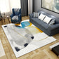 Simple Color Block Rug Multi-Color Synthetics Area Carpet Non-Slip Backing Washable Easy Care Rug for Living Room Gray-Blue Clearhalo 'Area Rug' 'Rug' 2216083