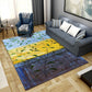 Simple Color Block Rug Multi-Color Synthetics Area Carpet Non-Slip Backing Washable Easy Care Rug for Living Room Yellow Clearhalo 'Area Rug' 'Rug' 2216088