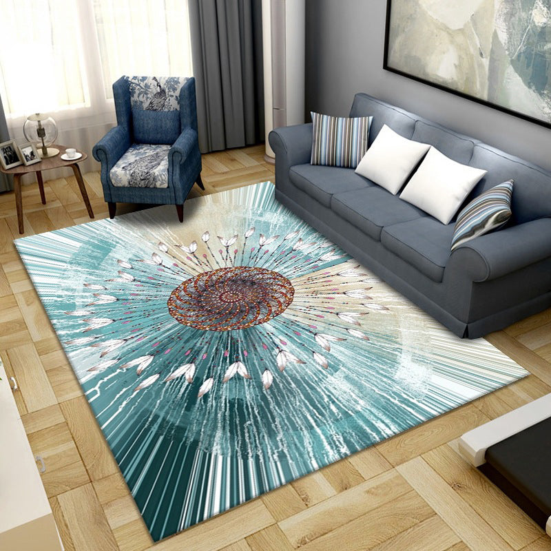 Simple Color Block Rug Multi-Color Synthetics Area Carpet Non-Slip Backing Washable Easy Care Rug for Living Room Clearhalo 'Area Rug' 'Rug' 2216098