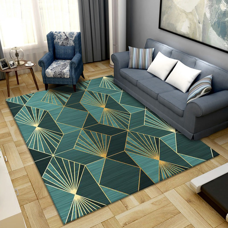 Simple Color Block Rug Multi-Color Synthetics Area Carpet Non-Slip Backing Washable Easy Care Rug for Living Room Clearhalo 'Area Rug' 'Rug' 2216106