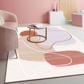 Classic Living Room Rug Multi-Color Colorblock Carpet Cotton Blend Pet ...