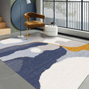 Classic Living Room Rug Multi-Color Colorblock Carpet Cotton Blend Pet ...