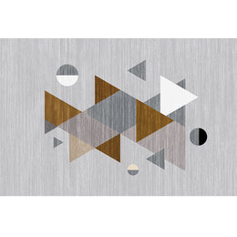 Classic Living Room Rug Multi-Color Colorblock Carpet Cotton Blend Pet ...