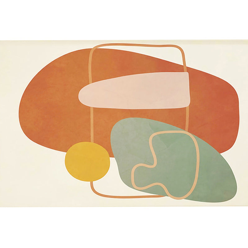 Morandi Color Parlor Rug Western Colorblock Carpet Synthetics Non-Slip Washable Indoor Rug Clearhalo 'Area Rug' 'Rug' 2216195