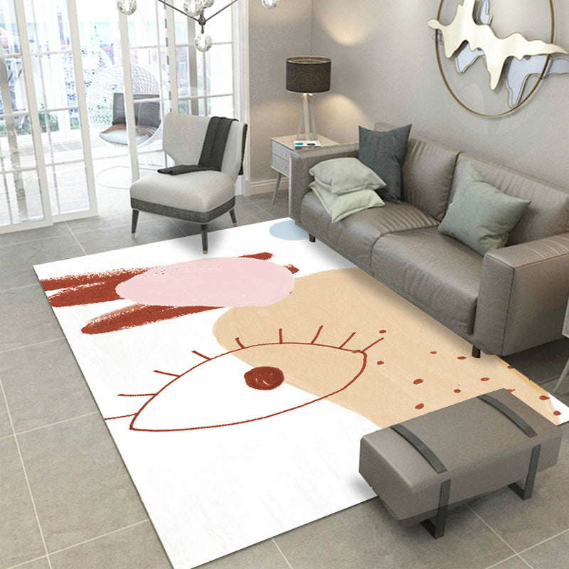 Morandi Color Parlor Rug Western Colorblock Carpet Synthetics Non-Slip Washable Indoor Rug Dark Khaki Clearhalo 'Area Rug' 'Rug' 2216217