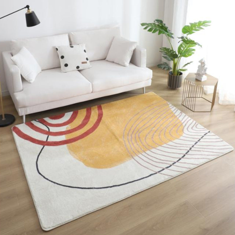 Relaxing Color Block Rug Multi Color Acrylic Area Carpet Anti-Slip Backing Stain-Resistant Indoor Rug for Bedroom Clearhalo 'Area Rug' 'Rug' 2216226