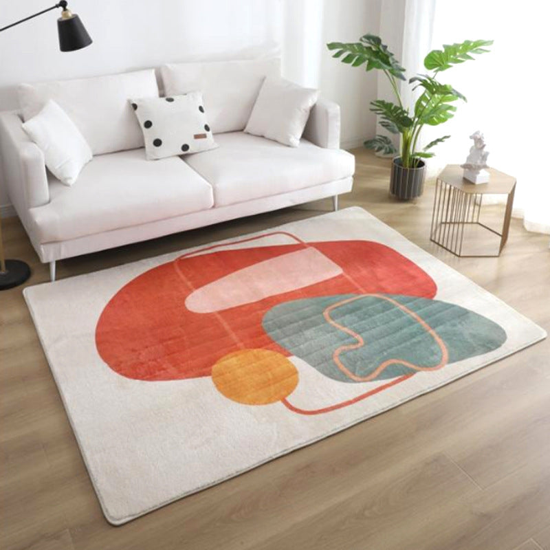 Relaxing Color Block Rug Multi Color Acrylic Area Carpet Anti-Slip Backing Stain-Resistant Indoor Rug for Bedroom Clearhalo 'Area Rug' 'Rug' 2216232