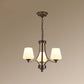Cream Glass Bud Shade Chandelier Lighting Classic Dining Room Pendant Light Fixture Clearhalo 'Ceiling Lights' 'Chandeliers' Lighting' options 2217041