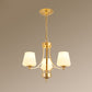 Cream Glass Bud Shade Chandelier Lighting Classic Dining Room Pendant Light Fixture Clearhalo 'Ceiling Lights' 'Chandeliers' Lighting' options 2217045