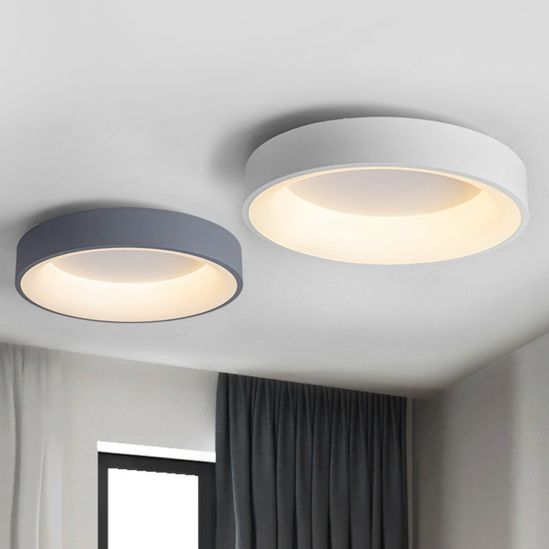 Acrylic Circular Shape Flush Light Modern Style LED Flush Ceiling Light Fixture for Bedroom Clearhalo 'Ceiling Lights' 'Close To Ceiling Lights' 'Close to ceiling' 'Flush mount' Lighting' 2217327