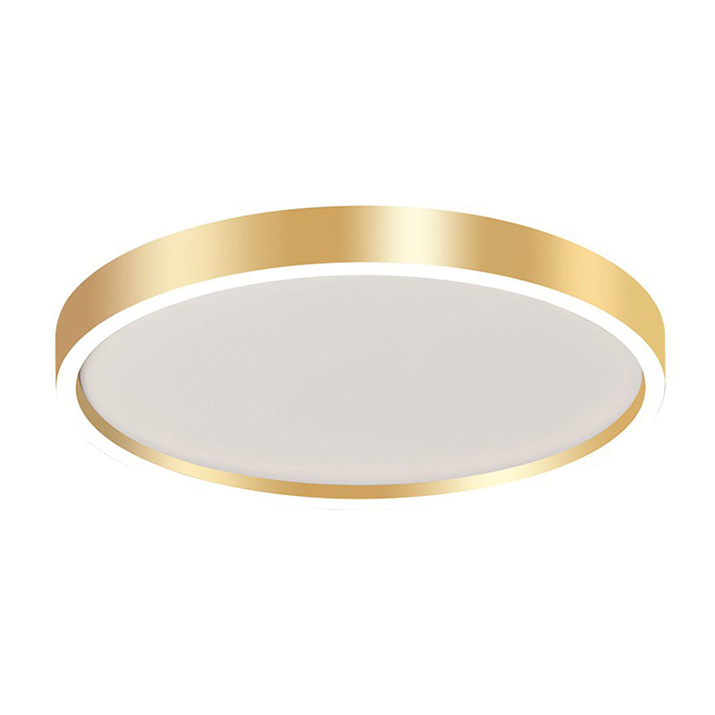 Round Shade Living Room LED Flush Mount Acrylic Modern Flushmount Ceiling Lighting Clearhalo 'Ceiling Lights' 'Close To Ceiling Lights' 'Close to ceiling' 'Flush mount' Lighting' 2217343