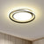 Acrylic Round LED Flush Mount Light Simplicity Flush Mount Ceiling Light for Bedroom Black Clearhalo 'Ceiling Lights' 'Close To Ceiling Lights' 'Close to ceiling' 'Flush mount' Lighting' 2217388