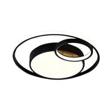 Round Bedroom LED Flush Mounted Light Acrylic Simplicity Flush Mount Ceiling Light Clearhalo 'Ceiling Lights' 'Close To Ceiling Lights' 'Close to ceiling' 'Flush mount' Lighting' 2217502