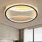 Ultrathin Round Acrylic Flush Ceiling Light Contemporary Black LED Flush Mount Lighting Fixture Black Warm B Clearhalo 'Ceiling Lights' 'Close To Ceiling Lights' 'Close to ceiling' 'Flush mount' Lighting' 2217522