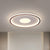 Acrylic Extra-Thin Round LED Flush Mount Modern Flushmount Ceiling Light for Living Room Black-White Clearhalo 'Ceiling Lights' 'Close To Ceiling Lights' 'Close to ceiling' 'Flush mount' Lighting' 2217582
