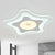 Clear Starfish Flush Ceiling Light Contemporary Acrylic LED Flush Mount Lighting Fixture for Kids Bedroom Clear Inner Warm Outer White Clearhalo 'Ceiling Lights' 'Close To Ceiling Lights' 'Close to ceiling' 'Flush mount' Lighting' 2218039