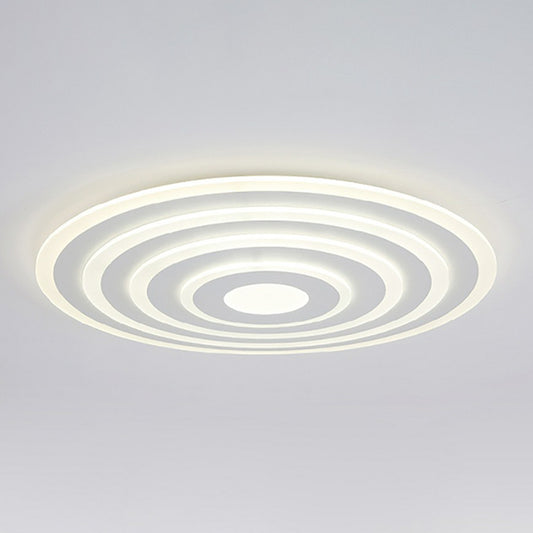 Acrylic Ultra-Thin Flush Ceiling Light Contemporary White LED Flush Mount Lighting Fixture Clearhalo 'Ceiling Lights' 'Close To Ceiling Lights' 'Close to ceiling' 'Flush mount' Lighting' 2218066