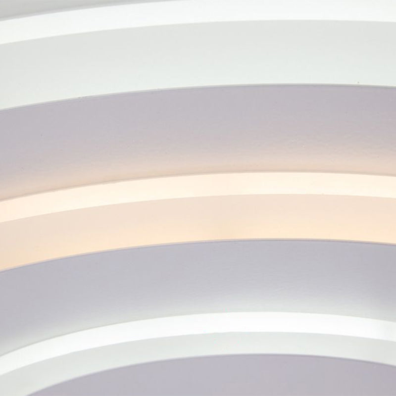 Acrylic Ultra-Thin Flush Ceiling Light Contemporary White LED Flush Mount Lighting Fixture Clearhalo 'Ceiling Lights' 'Close To Ceiling Lights' 'Close to ceiling' 'Flush mount' Lighting' 2218068