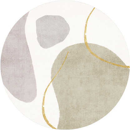 Western Geometric Rug Multi-Color Polyster Area Rug Non-Slip Easy Care Washable Carpet for Decor White Clearhalo 'Area Rug' 'Rug' 2218256