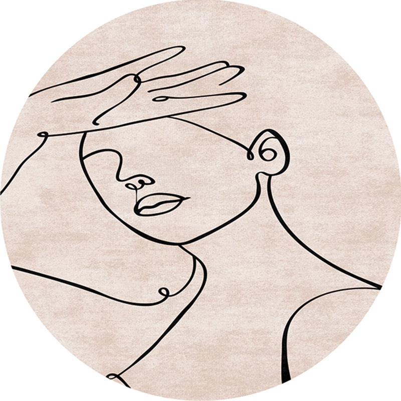 Multi-Colored Artistic Print Rug Polypropylene Southwestern Carpet Anti-Slip Backing Easy Care Rug for Room Dark Beige Clearhalo 'Area Rug' 'Rug' 2218269