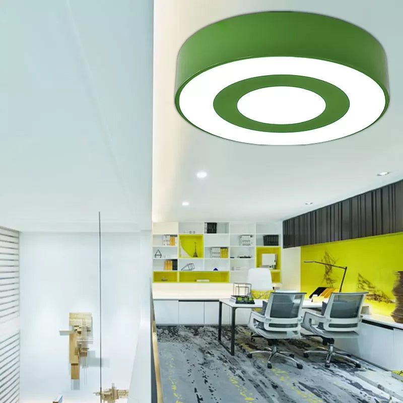 Kids Concentric Circle Flush Mount Light Acrylic Bright-Colored Ceiling Light for Kindergarten Clearhalo 'Ceiling Lights' 'Close To Ceiling Lights' 'Close to ceiling' 'Flush mount' Lighting' 22230
