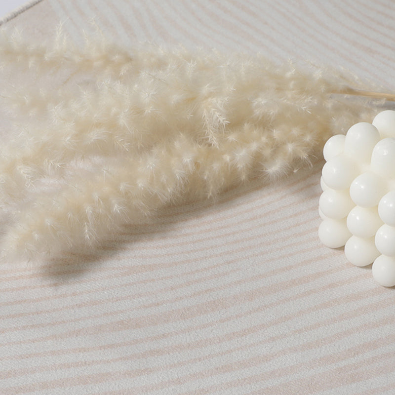 Modern Home Decoration Rug Beige Abstract Printed Area Carpet Cotton Blend Non-Slip Machine Washable Rug Clearhalo 'Area Rug' 'Rug' 2225278