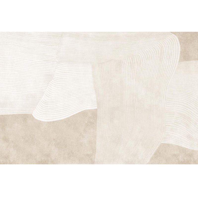 Creative Decoration Rug Apricot Abstract Printed Area Carpet Polypropylene Non-Slip Backing Pet Friendly Rug Apricot Design 1 Clearhalo 'Area Rug' 'Rug' 2225294