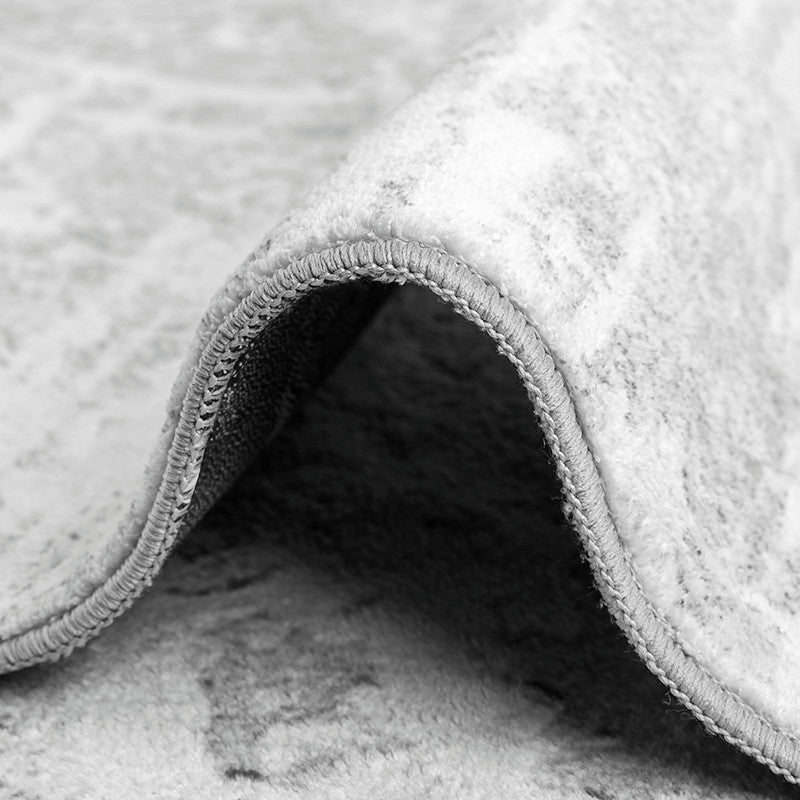 Simple Light Gray Luxury Rug Cotton Blend Abstract Print Area Carpet Pet Friendly Stain-Resistant Rug for Home Clearhalo 'Area Rug' 'Rug' 2225317