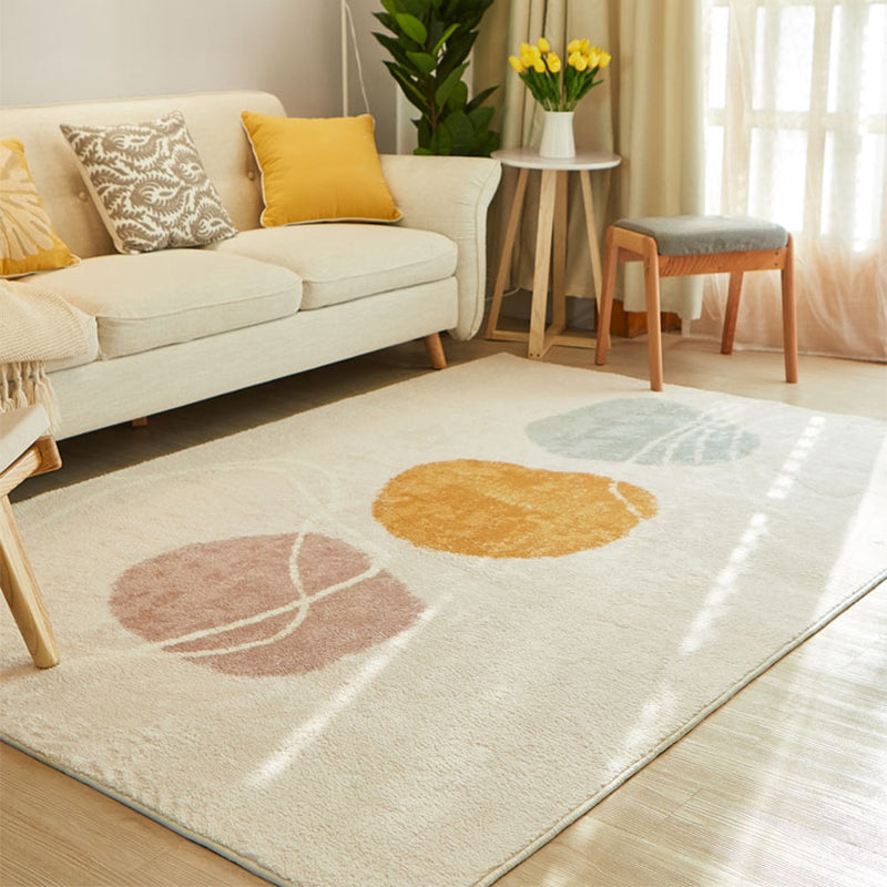 Cute Living Room Rug Multi-Color Colorblock Indoor Rug Cotton Blend Anti-Slip Easy Care Carpet Clearhalo 'Area Rug' 'Rug' 2225366