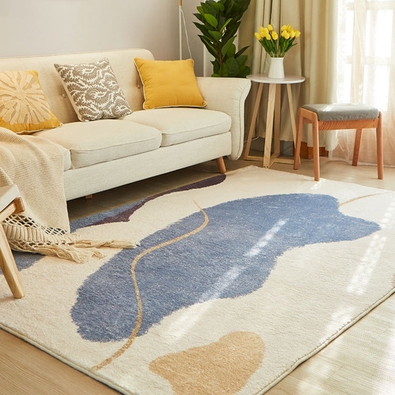 Cute Living Room Rug Multi-Color Colorblock Indoor Rug Cotton Blend Anti-Slip Easy Care Carpet Clearhalo 'Area Rug' 'Rug' 2225369