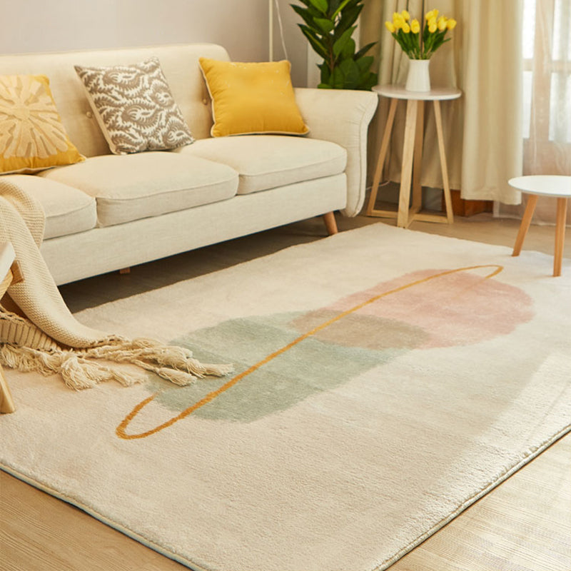 Cute Living Room Rug Multi-Color Colorblock Indoor Rug Cotton Blend Anti-Slip Easy Care Carpet Clearhalo 'Area Rug' 'Rug' 2225374