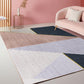 Multi Colored Western Rug Polypropylene Color Block Print Area Carpet Anti-Slip Backing Washable Rug for Bedroom Clearhalo 'Area Rug' 'Rug' 2225436
