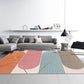 Multi Colored Western Rug Polypropylene Color Block Print Area Carpet Anti-Slip Backing Washable Rug for Bedroom Orange Clearhalo 'Area Rug' 'Rug' 2225460