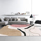 Multi Colored Western Rug Polypropylene Color Block Print Area Carpet Anti-Slip Backing Washable Rug for Bedroom Brown Clearhalo 'Area Rug' 'Rug' 2225469