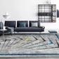 Multi Colored Western Rug Polypropylene Color Block Print Area Carpet Anti-Slip Backing Washable Rug for Bedroom Clearhalo 'Area Rug' 'Rug' 2225470