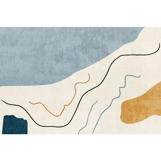 Simple Luxury Rug Multi-Colored Colorblock Carpet Pet Friendly Stain-Resistant Indoor Rug for Living Room Clearhalo 'Area Rug' 'Rug' 2225477