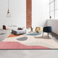 Simple Luxury Rug Multi-Colored Colorblock Carpet Pet Friendly Stain-Resistant Indoor Rug for Living Room Yellow-Red Clearhalo 'Area Rug' 'Rug' 2225484