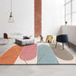 Simple Luxury Rug Multi-Colored Colorblock Carpet Pet Friendly Stain-Resistant Indoor Rug for Living Room Orange Clearhalo 'Area Rug' 'Rug' 2225486