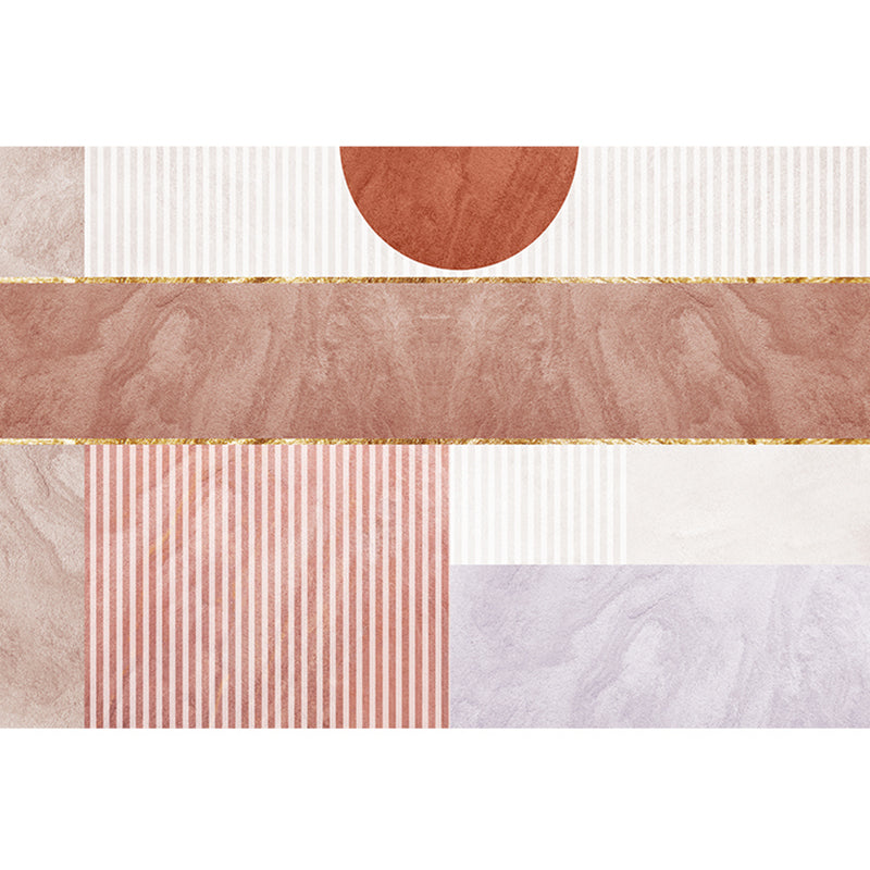 Modern Living Room Rug Morandi Color Colorblock Area Carpet Synthetics Non-Slip Washable Rug Clearhalo 'Area Rug' 'Rug' 2225497