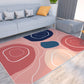 Morandi Color Colorblock Rug Polypropylene Southwestern Rug Stain-Resistant Anti-Slip Backing Carpet for Room Pink Clearhalo 'Area Rug' 'Rug' 2225516