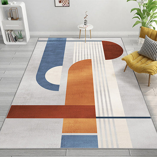 Multi-Color Living Room Rug Relaxing Colorblock Indoor Rug Polypropylene Anti-Slip Pet Friendly Carpet Clearhalo 'Area Rug' 'Rug' 2225563