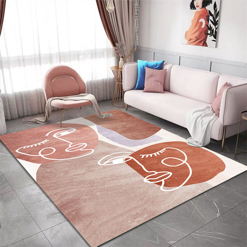Multi-Color Living Room Rug Relaxing Colorblock Indoor Rug Polypropylene Anti-Slip Pet Friendly Carpet Clearhalo 'Area Rug' 'Rug' 2225570