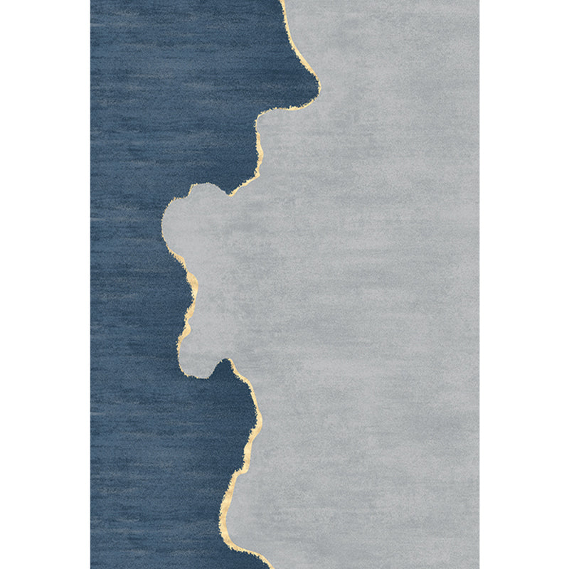 Luxe Colorblock Rug Multi Colored Cotton Blend Carpet Anti-Slip Backing Easy Care Rug for Room Grey Clearhalo 'Area Rug' 'Rug' 2225573