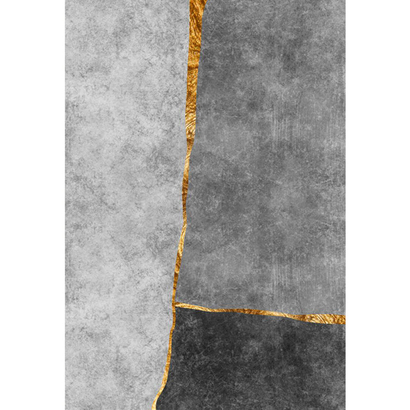 Luxe Colorblock Rug Multi Colored Cotton Blend Carpet Anti-Slip Backing Easy Care Rug for Room Dark Gray Clearhalo 'Area Rug' 'Rug' 2225577